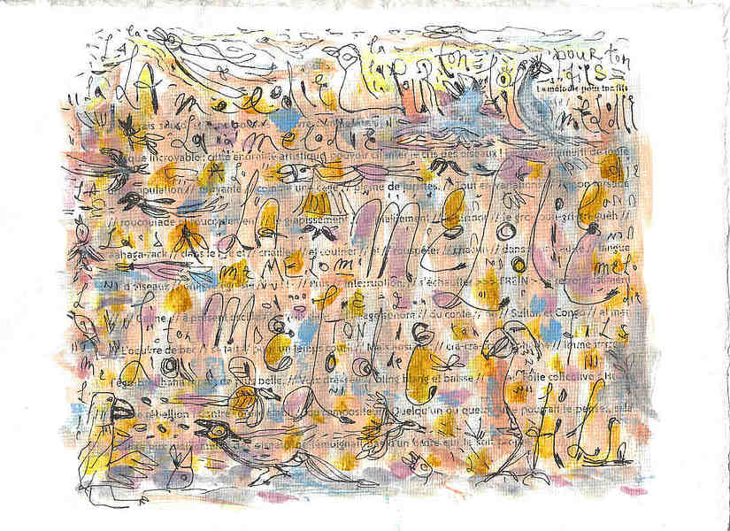 Gerd Sonntag, Kunst, Zeichnung, das Lied, artist book, un livre, patricia petibon, l amour la mort la mer, book buch, la mélodie, calligraphy, peintures, drawings, french, german