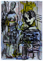 Gerd Sonntag, Zeichnung, drawing, art, paintings, kunst
